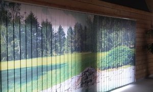 K-SYSTEM vertikální žaluzie s potiskem Praha fotožaluzie