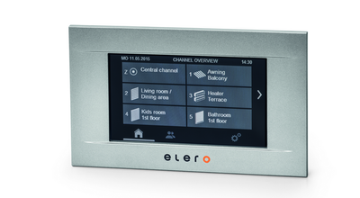 motory značky elero ovládací panel